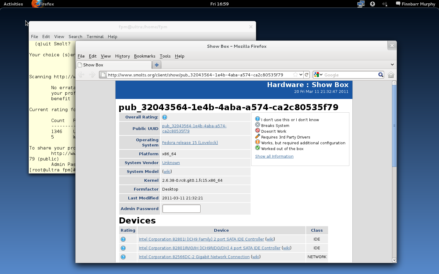GNOME3 shell screenshot 1