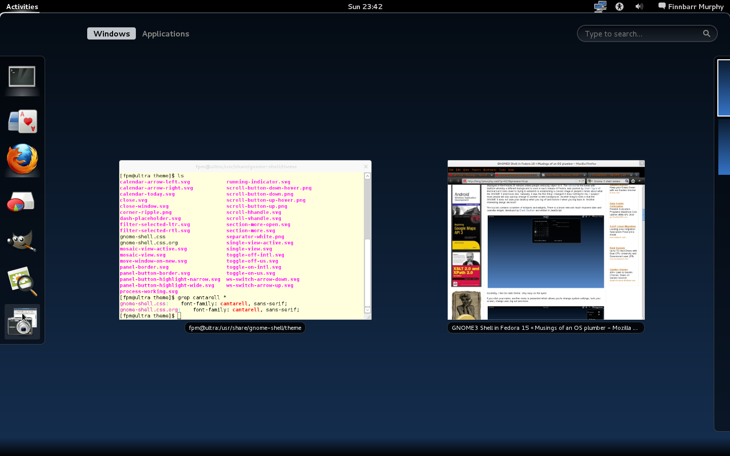 GNOME3 shell screenshot 15