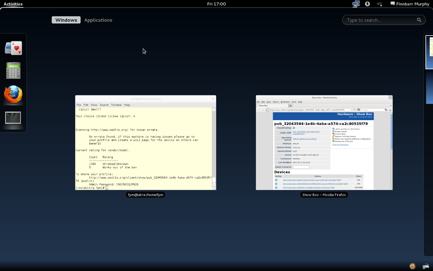 GNOME3 shell screenshot 2