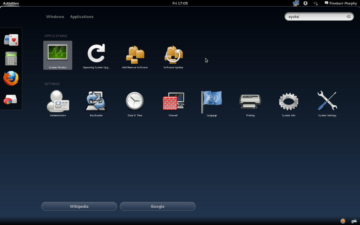 GNOME3 shell screenshot 7