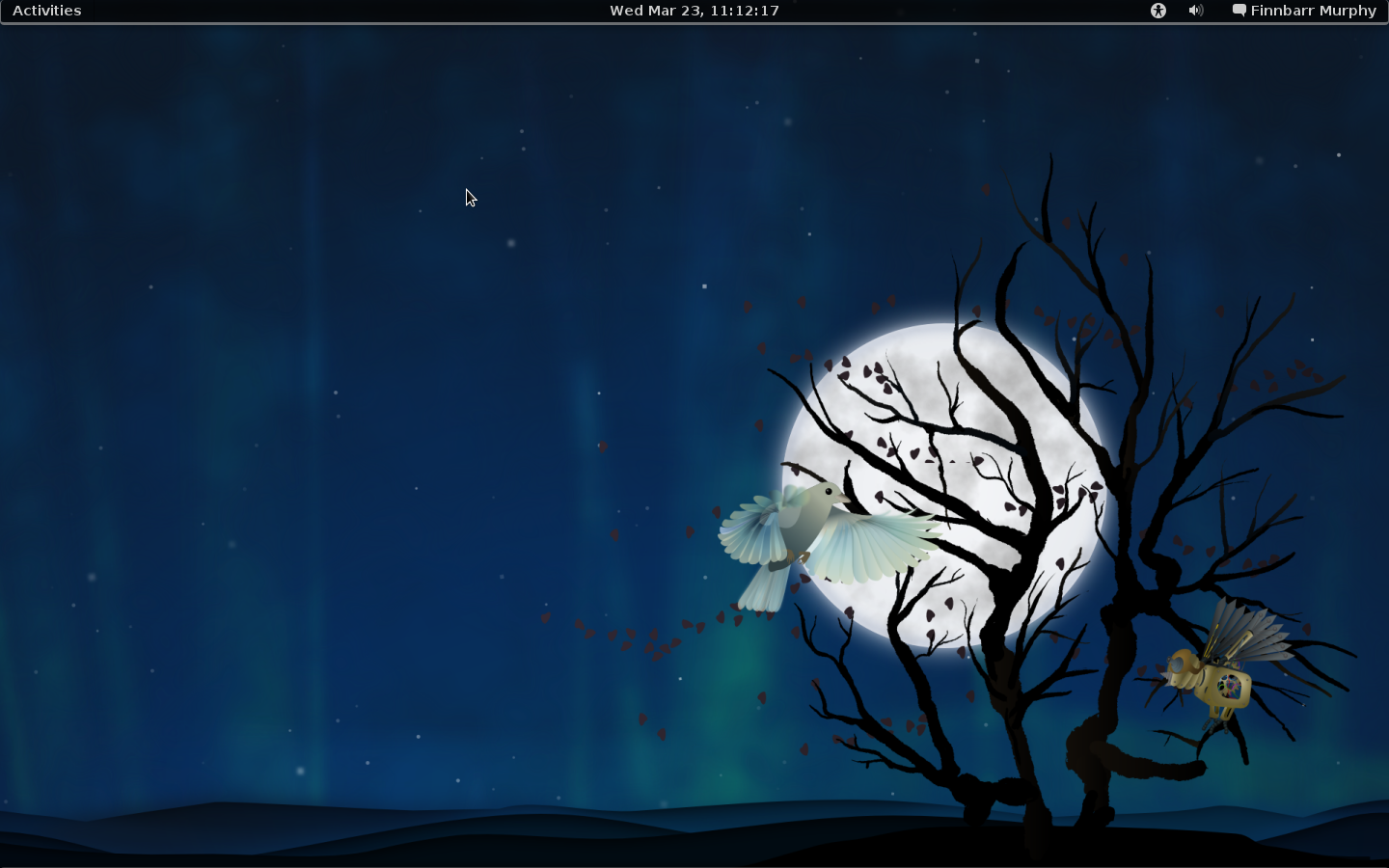 GNOME3 Shell screenshot